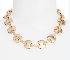 Open Edit From Nordstrom Crystal Statement Collar Necklace NWOT